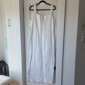 Abercrombie & Fitch White Maxi Dress